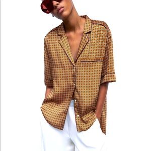ZARA - Pajama Shirt TRF